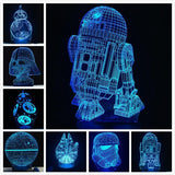 Death Star War 3D LED Lamp